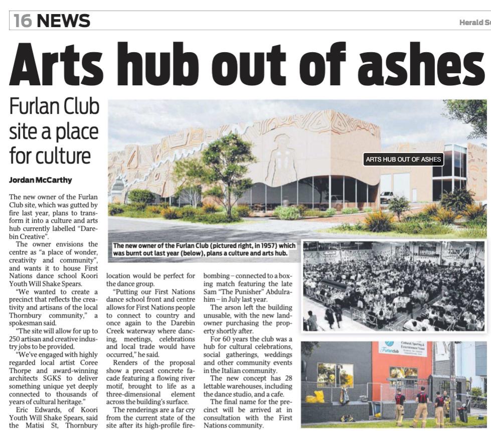 Darebin Creative with Coree Thorpe - SGKS ARCH ▪︎ Architecture + Interiors + Design + SDA