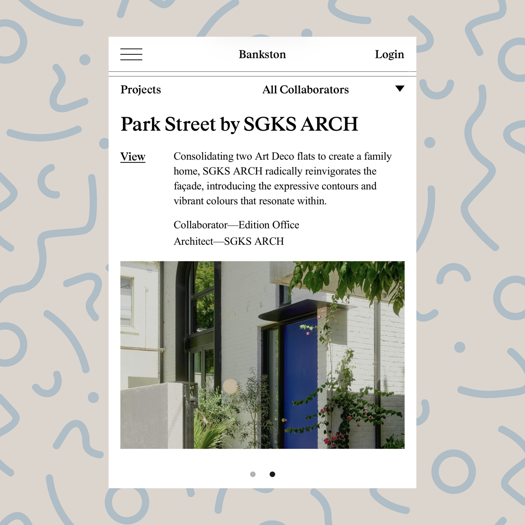 Featured with Bankston — SGKS ARCH ︎ Architecture + Interiors + Design ...