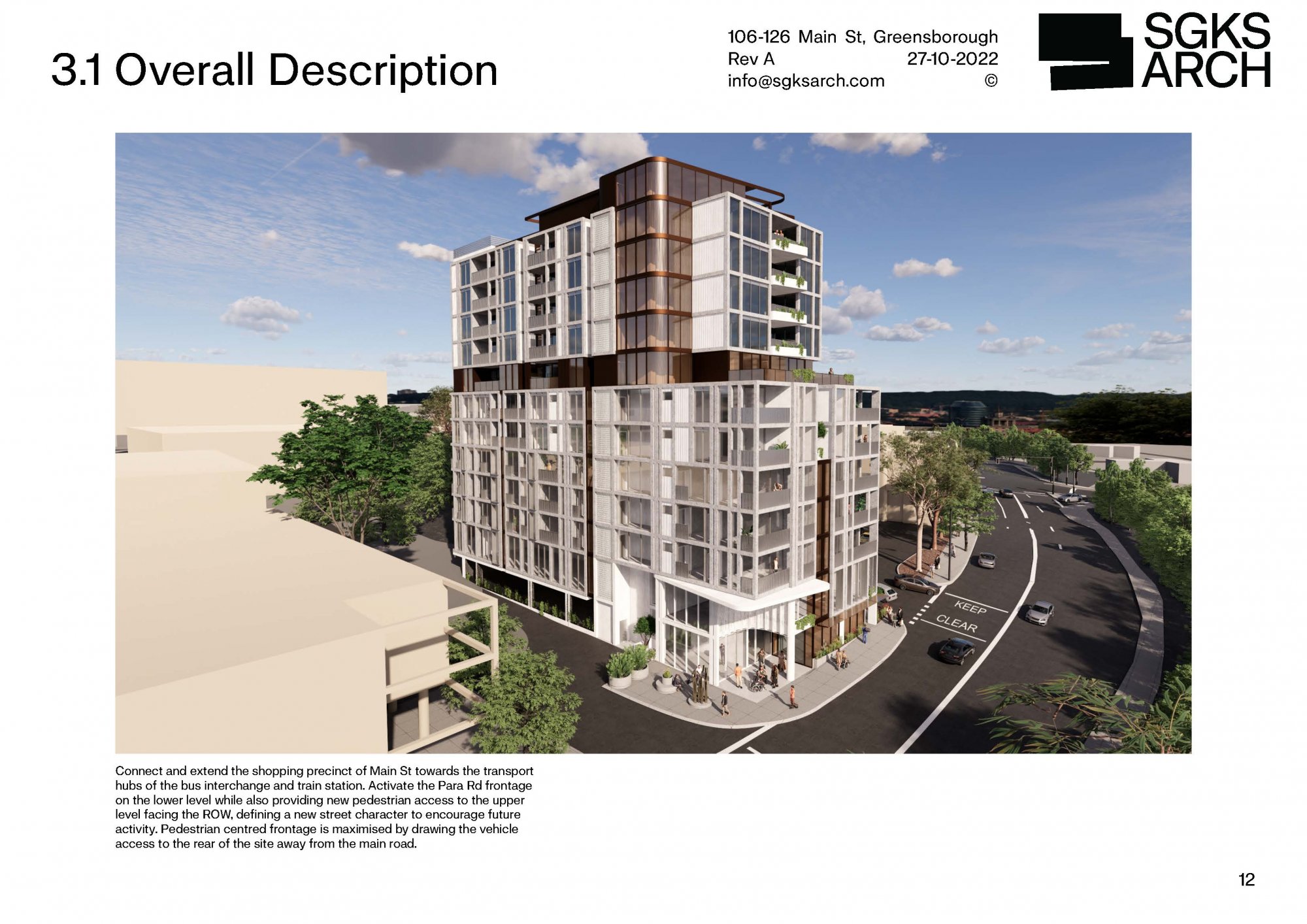 Main St - Urban Context Report — SGKS ARCH ︎ Architecture + Interiors ...